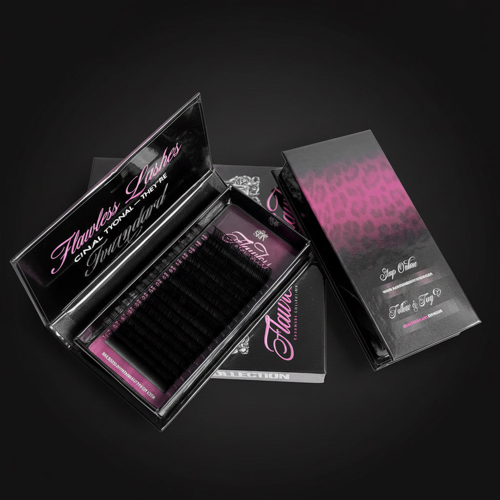 ‘FLAWLESS’ Cashmere Single Length Lash Trays
