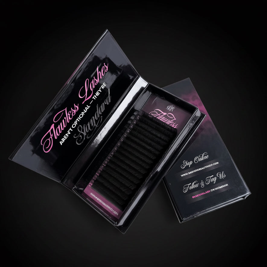‘FLAWLESS’ Cashmere Single Length Lash Trays