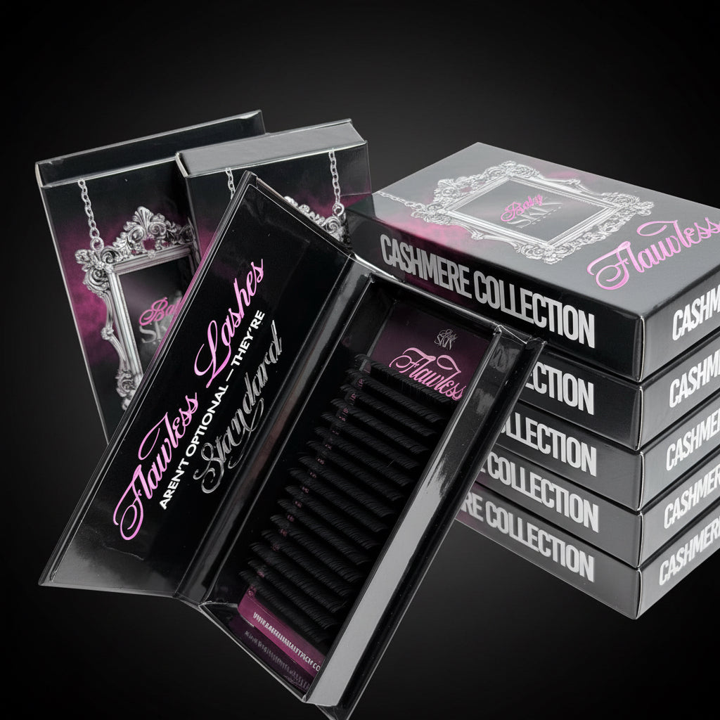 ‘FLAWLESS’ Cashmere Single Length Lash Trays